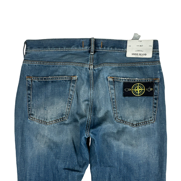 Stone Island 2013 Blue Denim RE-T Fit Jeans - 32”
