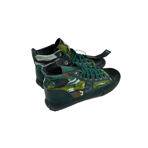 Stone Island Flowing Camo Converse Style Trainers - UK 10