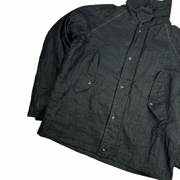 Stone Island 2001 Black Monofilament Mesh Jacket - XL