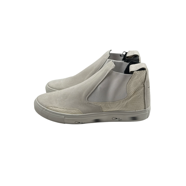 Stone Island Shadow Project White Chelsea Boots - UK 8