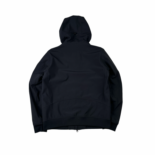 CP Company Navy Soft Shell Zipped Jacket - Large