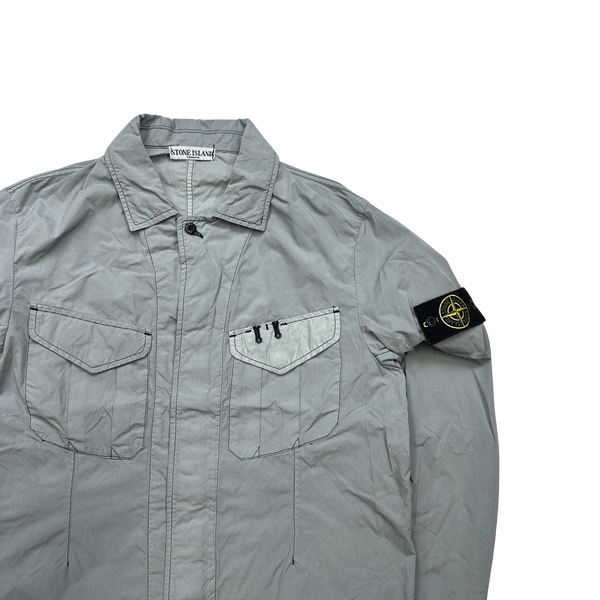 Stone Island 2008 Nylon Resin Coated Overshirt Jacket - Large