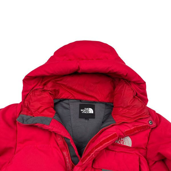 North Face Red Summit Series 700 Down Hooded Puffer Jacket - Medium
