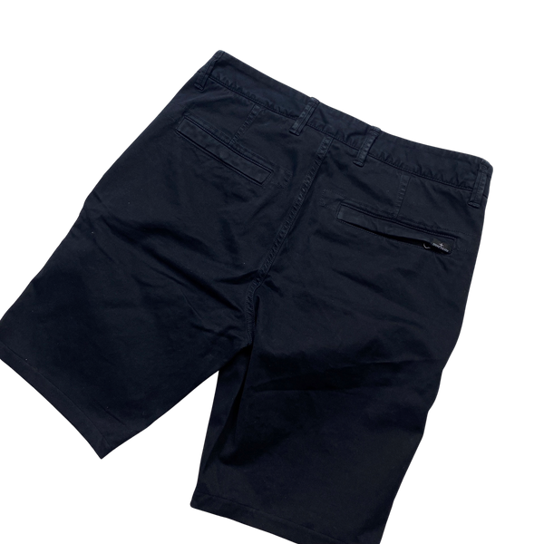 Stone Island 2019 Navy Cotton Shorts - 30" & 29"