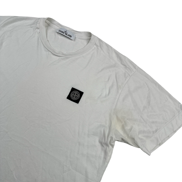 Stone Island 2022 White Cotton T Shirt - Large