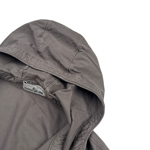 Stone Island 2024 Brown Supima Cotton Twill Stretch TC Jacket - Large