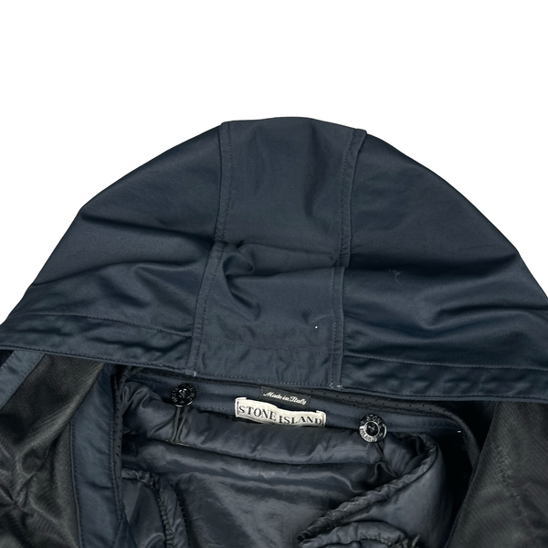 Stone Island Vintage 1996 Navy 3 In 1 Green Edged Dutch Rope Nylam Jacket - XL