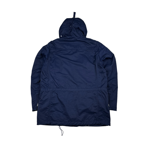 CP Company Blue Lens Viewer Zipped Velour Lined Multi Pocket Jacket - XXL