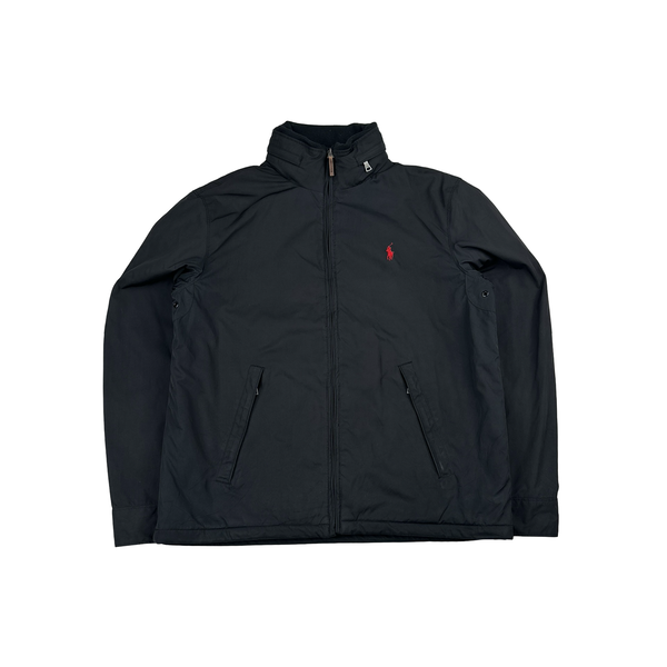 Ralph Lauren Black Quilted Lined Jacket - Medium