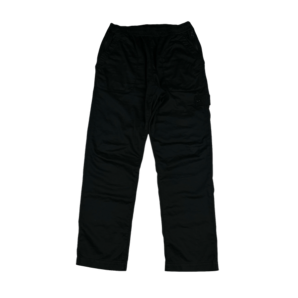Stone Island 2022 Black Ghost Cargo RE T Trousers - 32"