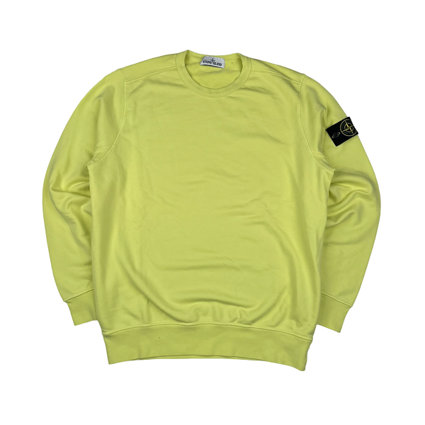 Stone Island 2019 Yellow Sweatshirt - XL