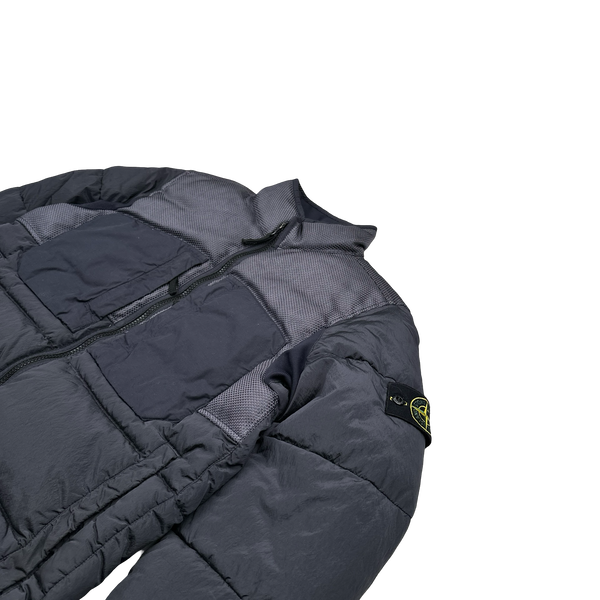 Stone Island 2021 Modified Panama 6/3 HT Nylon Mix Fabrics Down- TC Puffer - Small