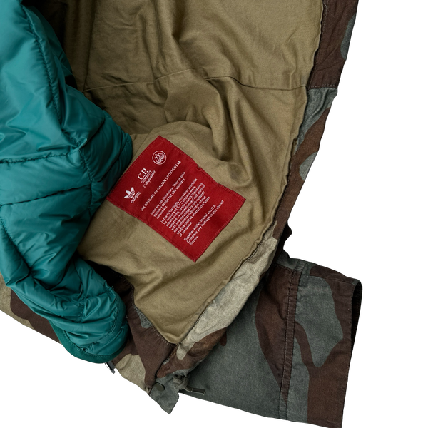 Adidas Spezial X CP Company RARE Camo Down Lined Jacket - Small