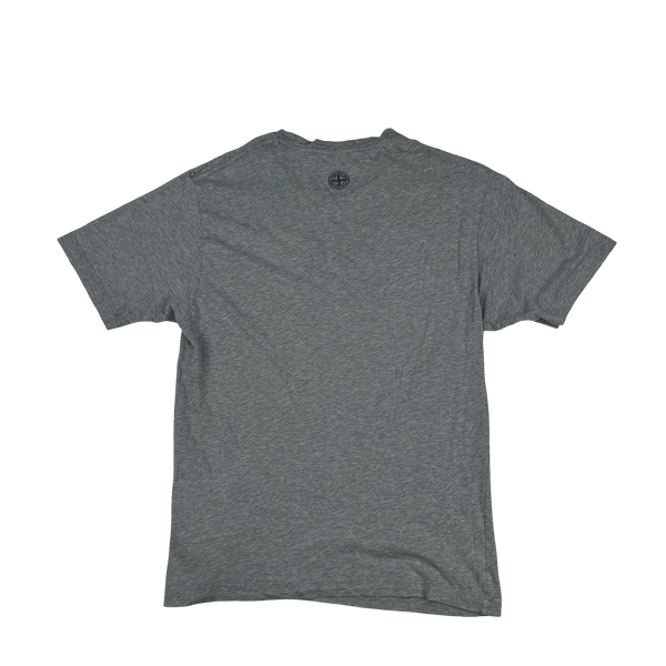 Stone Island 2018 Grey Spellout T Shirt - Small