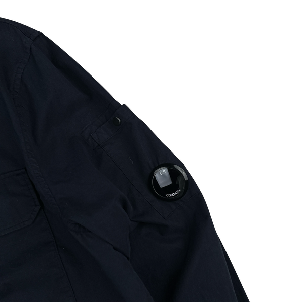 CP Company Navy Lens Viewer Overshirt - Large