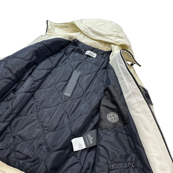 Stone Island 2013 Waxed Soft Leather Jacket - Large