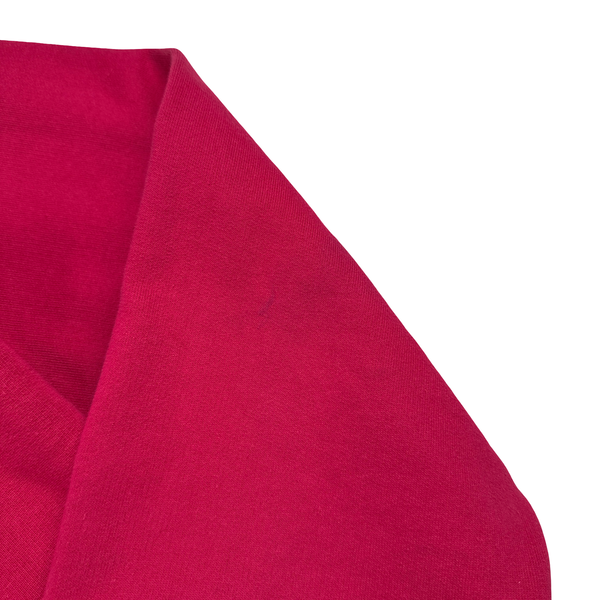 Parra Spellout Graphic Pink Cotton Jumper - Large