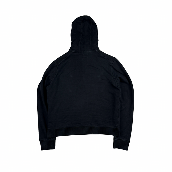 CP Company Navy Gilet Lining Cotton Zip Up Hoodie - Medium