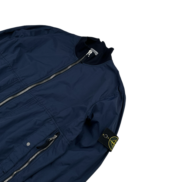 Stone Island 2010 Navy Cotton Blend Bomber Jacket - XXL