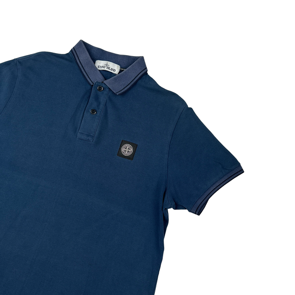Stone Island 2018 Navy Short Sleeve Polo Shirt - XL