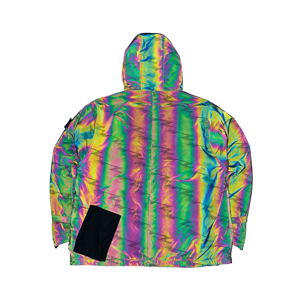 Stone Island 2018 Multi Colour Scarabeo Reflective Pullover Jacket - XL