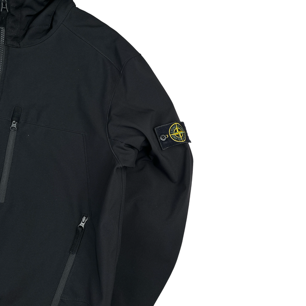 Stone Island 2018 Navy Blue Soft Shell R Jacket - XXL