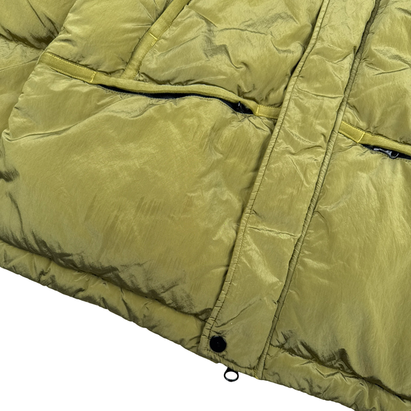 Stone Island 2021 Yellow Nylon Metal Down Puffer Jacket - Medium
