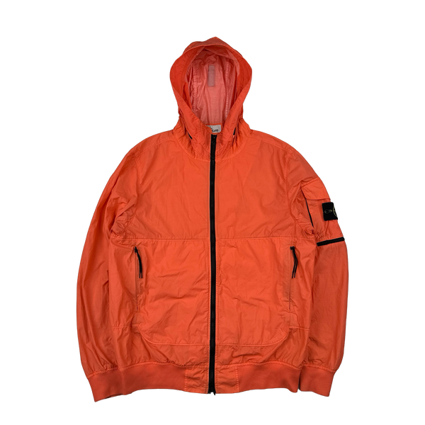 Stone Island 2022 Coral Naslan Light Watro TC Hooded Jacket - Medium