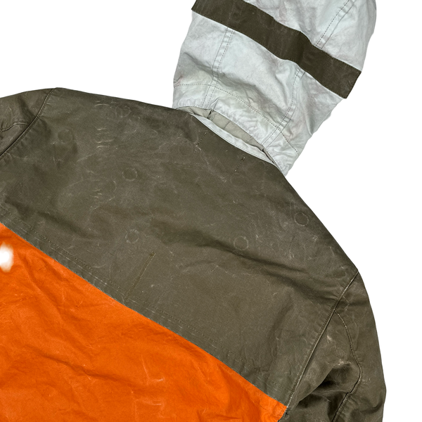 Stone Island 2019 Tela Placcata Bicolore Hooded Jacket - Small