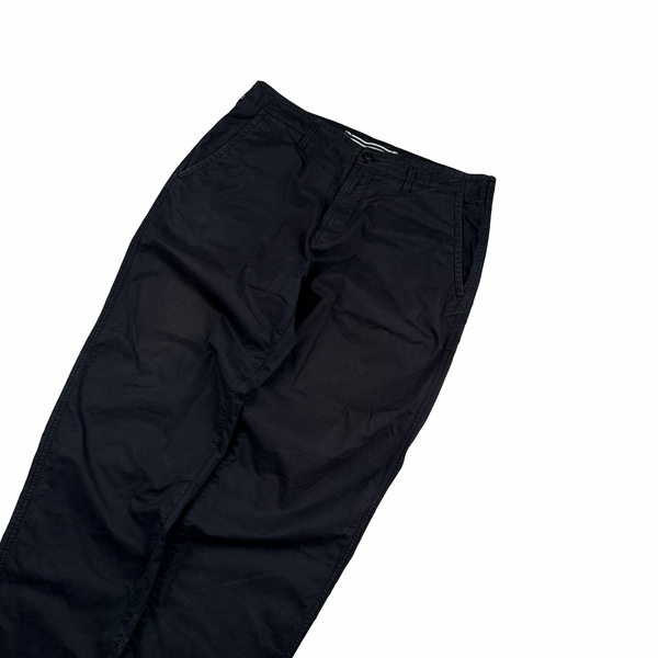 Stone Island 2023 Black Regular Fit Trousers - 34"