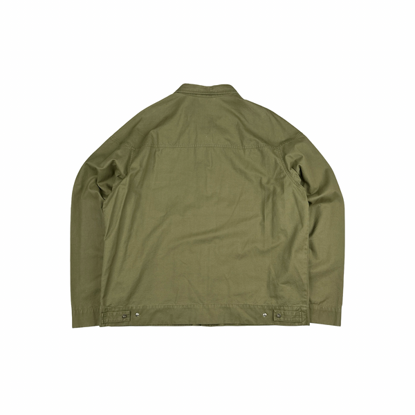 Lacoste Emblem Cotton Zipped Overshirt - XL