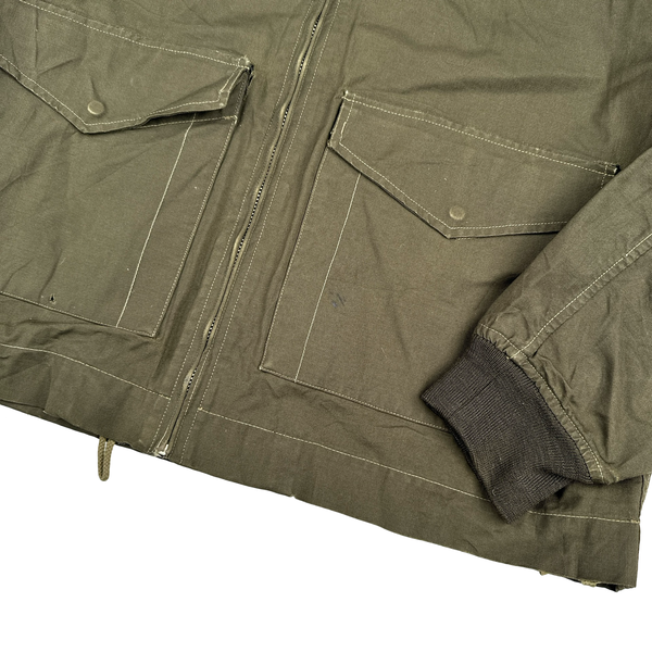 Stone Island Vintage 1996 Khaki Nylon Hood Multi Pocket Jacket - Large