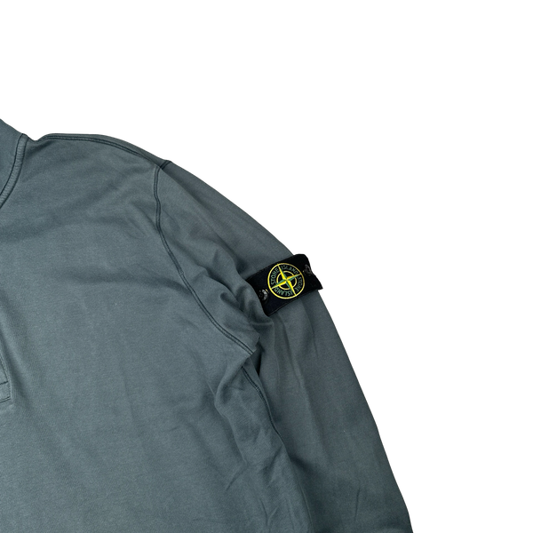 Stone Island 2017 Blue Cotton Pullover Jumper - XXL