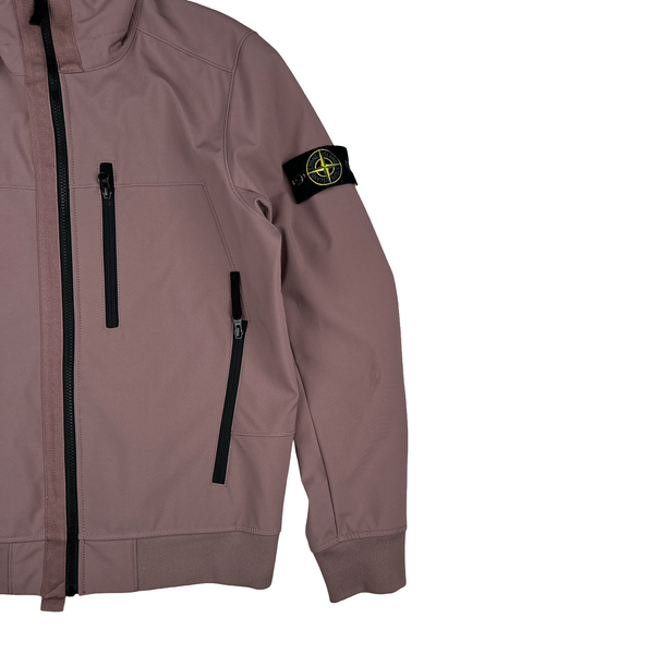 Stone Island 2018 Dusty Rose Soft Shell R Jacket - Medium