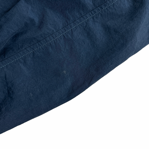 CP Company Vintage Blue Nylon Hood Badge Jacket - Medium