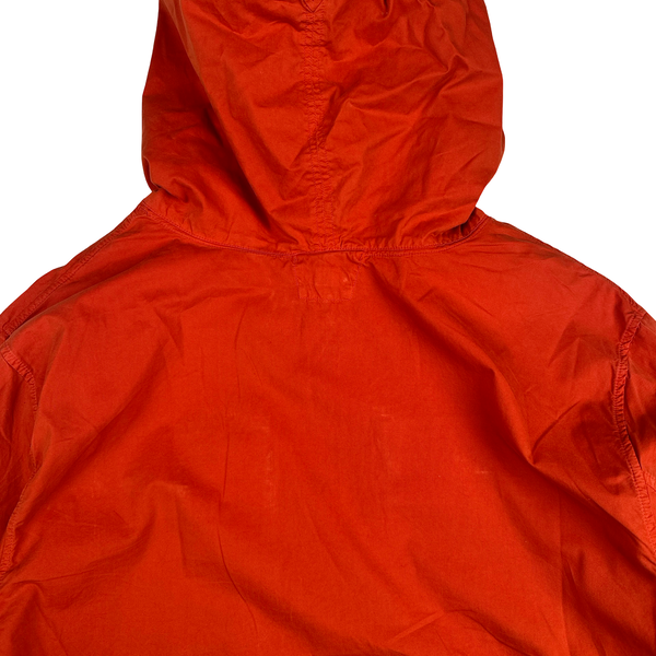 CP Company Orange Cargo pocket Pullover Cotton Smock Jacket - XL
