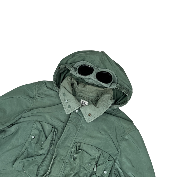 CP Company Celadon Multi Pocket Chrome Goggle Jacket - Large