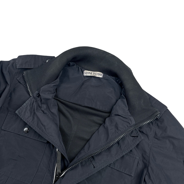 Stone Island 2011 Black Micro Reps Field Jacket - Large