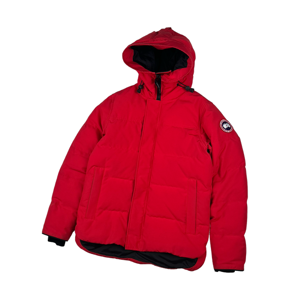 Canada Goose Red Macmilan Premium Down Parka Jacket - Small