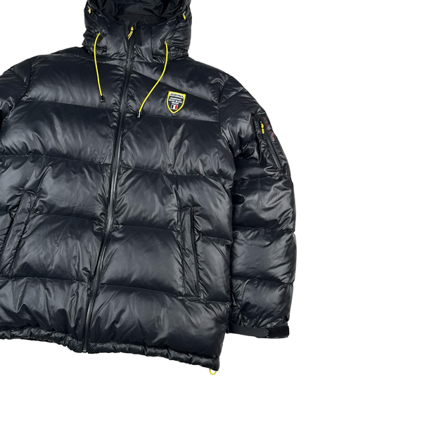 Jean Paul Gaultier Black Chamonix Mont Blanc Down Filled Jacket - Large