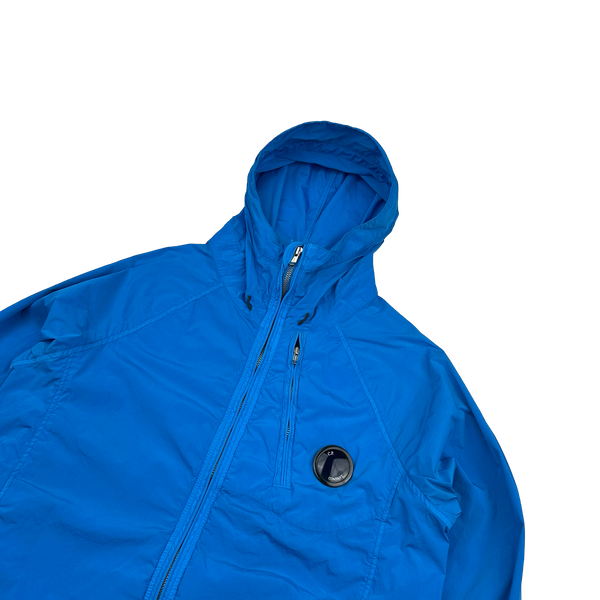 CP Company Blue Nycra Hooded Jacket - XL