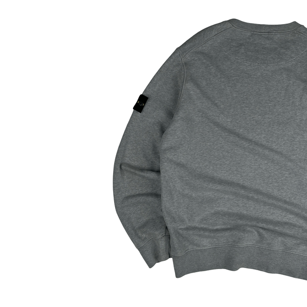 Stone Island 2020 Grey Cotton Crewneck Sweatshirt -  Large