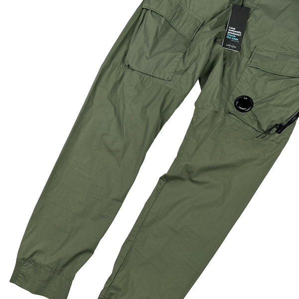 CP Company Olive Green Lens View Cargo Trousers - 32"