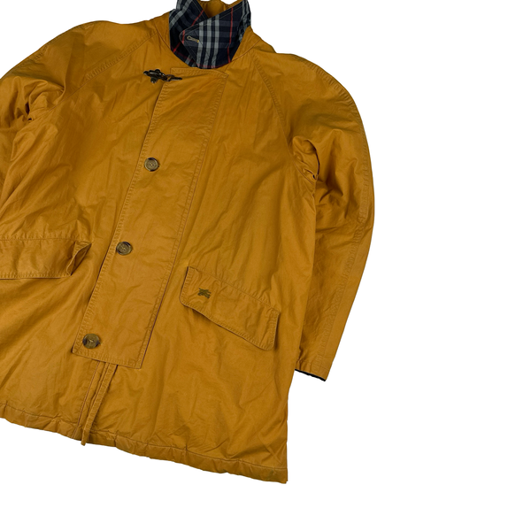 Burberry Orange Nova Check Lined Jacket - XL