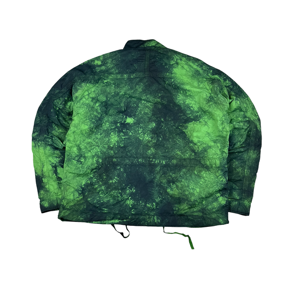 Nemen Tie Dye Green Zipped Jacket - Large