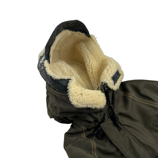 Stone Island 2010 Khaki Oxford Nylon Parka Jacket - Medium