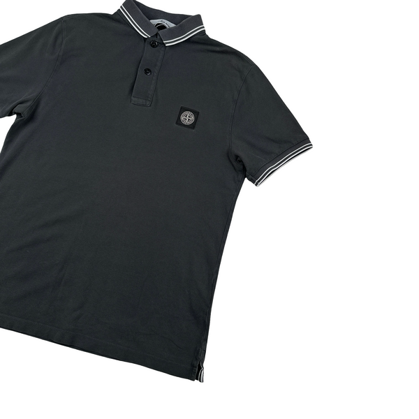 Stone Island 2018 Charcoal Polo Shirt - Medium