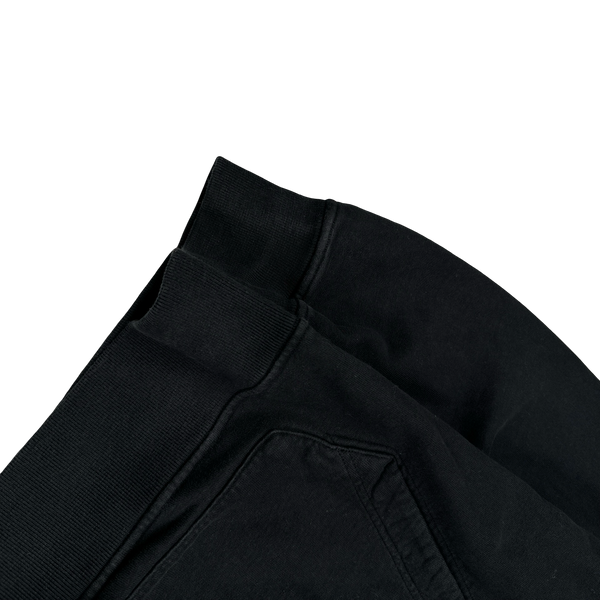 Stone Island 2022 Black Pullover Cotton Hoodie - Small