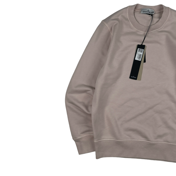 Stone Island 2025 Brushed Organic Cotton Crewneck Jumper - XS