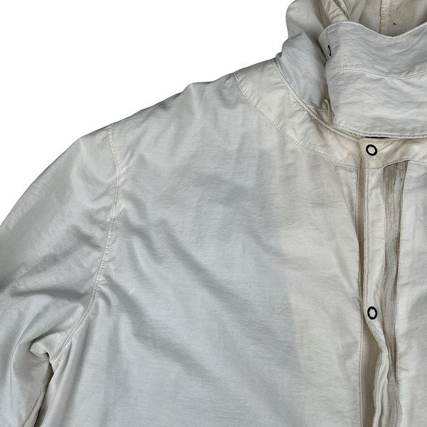 Stone Island 2001 Fibre Optic White Cotton Jacket - XXL